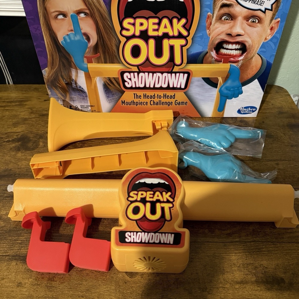 2017 Hasbro Speak Out Showdown Game Replacement Parts Rotate Hands Timer Sounds
